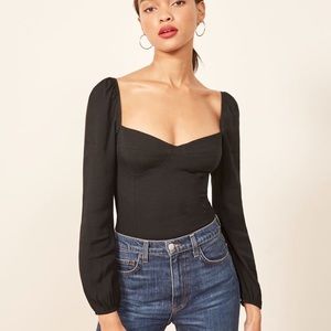 Reformation Reign Top (Black)